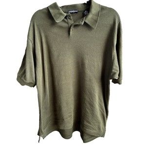 Joseph & Lyman olive green Polo shirt. Size Large men's